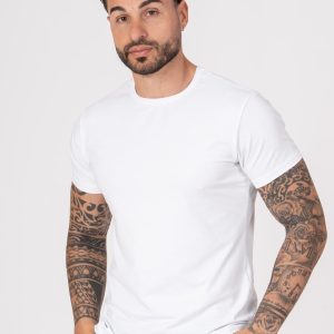 T-SHIRT BRANCA SMK BASICA