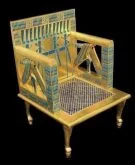 Trono rainha egipcia cadeira cleopatra