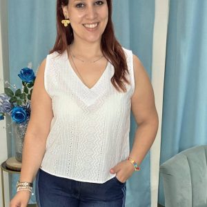 Blusa branca Seissa