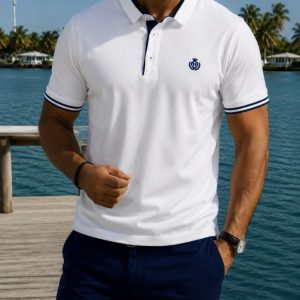 POLO SMK BRANCO COM MARINHO