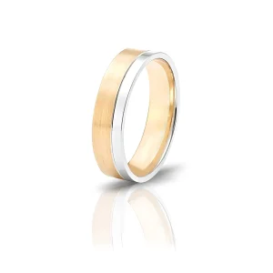 Aliança Ouro Amarelo Branco 19.25 kt AL46.10116-8.2-57.30-6