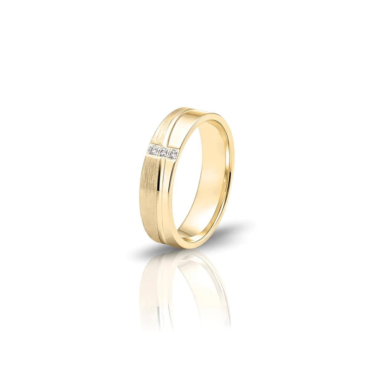 Aliança Ouro Amarelo 19.25 kt AL46.1081483-5-54.60-5