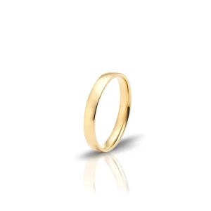 Aliança Ondulada 3 MM Ouro Amarelo 19.25 kt