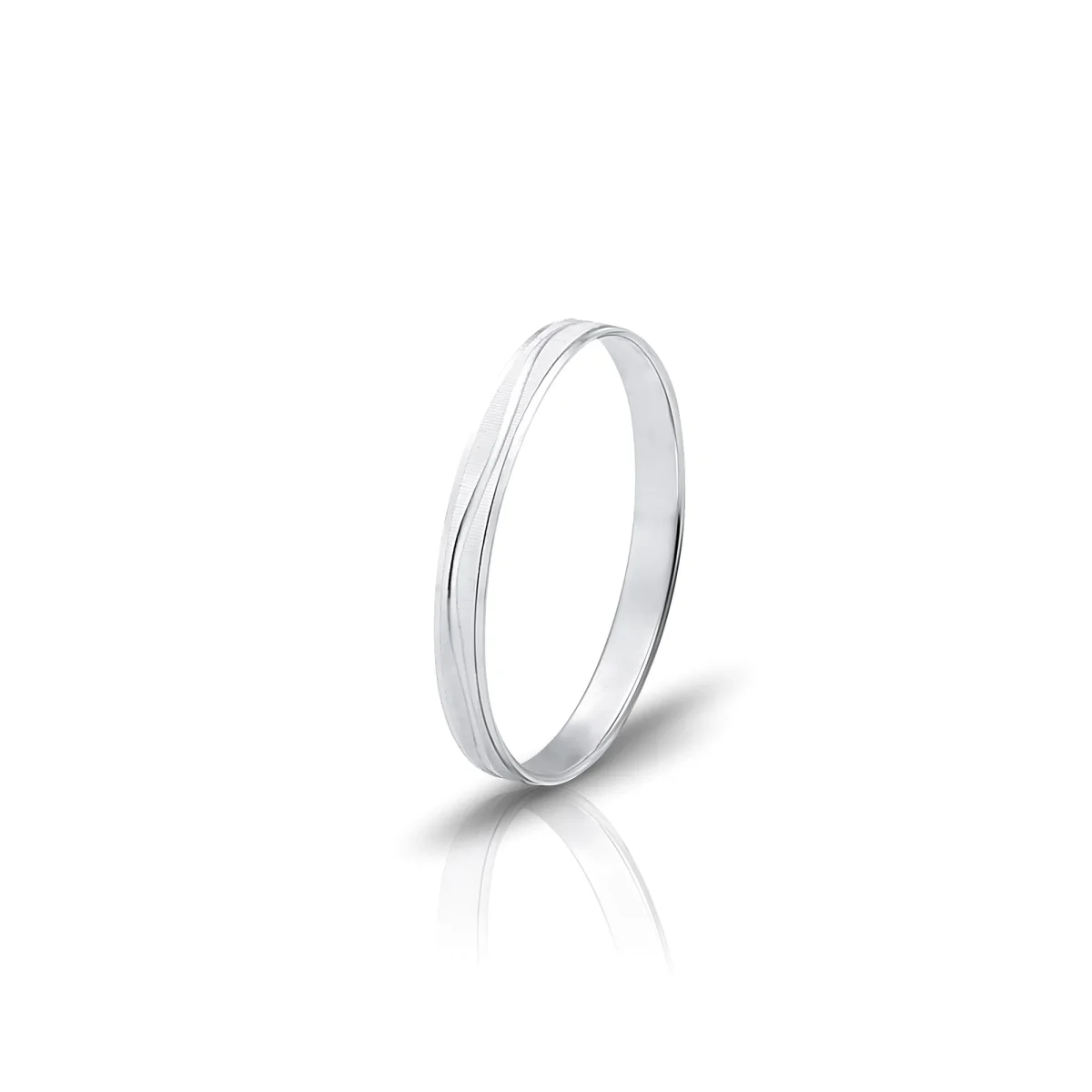 Aliança Namoro Ouro Branco 19.25K AL46.25.62B.-1.3-12.10-2.5