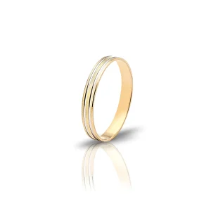 Aliança Namoro Bicolor Ouro 19.25K AL46-3.126-1.6-16.80-3