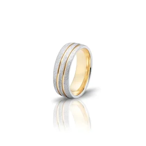 Aliança Ouro Branco / Amarelo 19.25 kt AL46.80261-7-67.20-6