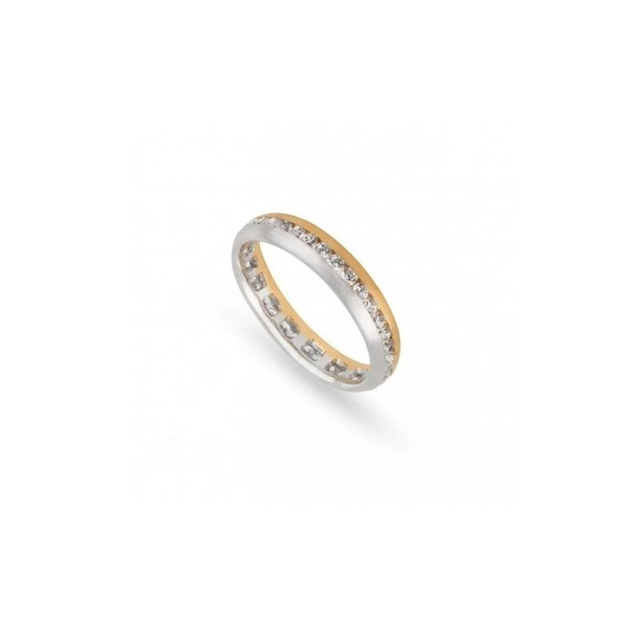 Aliança Bicolor Romantis Ouro 19.25 kt ALR4331A - Image 2