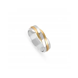 Aliança Bicolor Romantis Ouro 19.25 kt ALR5174A