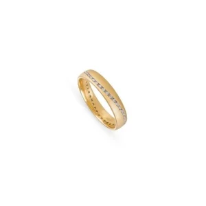 Aliança Romantis Ouro Amarelo e Diamantes 19.25 kt ALR5153