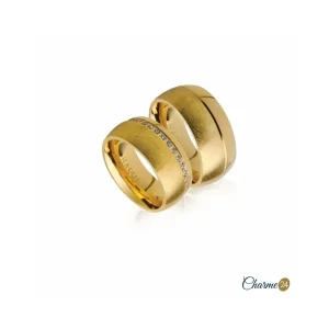 Aliança em Aço Hassu Eternity II 7HSS-SET09