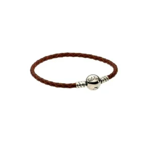 Pulseira Castanha Silverado  18 CM
