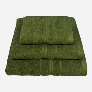 Pack de 3 Toalhas de Banho Ibiza 450gr - Verde